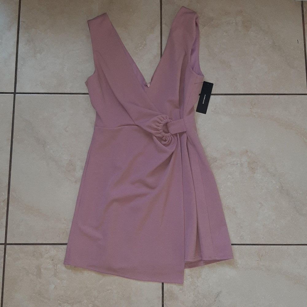 Lulu's Mauve Mini Dress